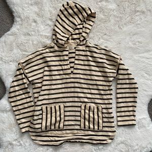 Madewell Striped Context Hoodie Womens Size Small